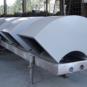 Distribuidor de caldeiraria de alumínio