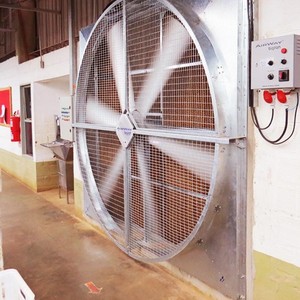 Ventilador industrial de parede